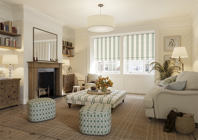 Winnies Stripe, Daws - Twist&Fit Roman Blind - Image 7